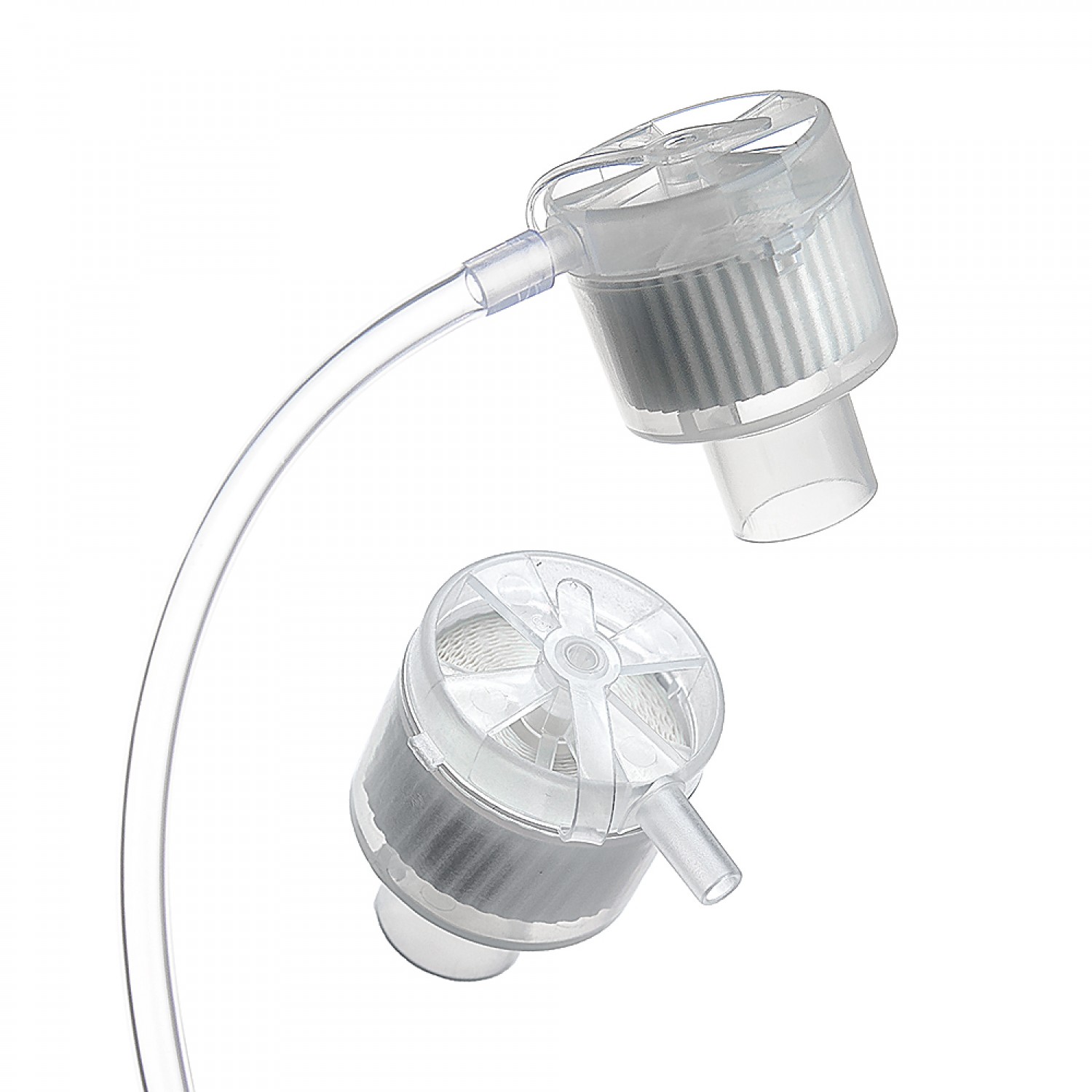 Respiratory tracheostomy filter with heat and moisture exchanger 5