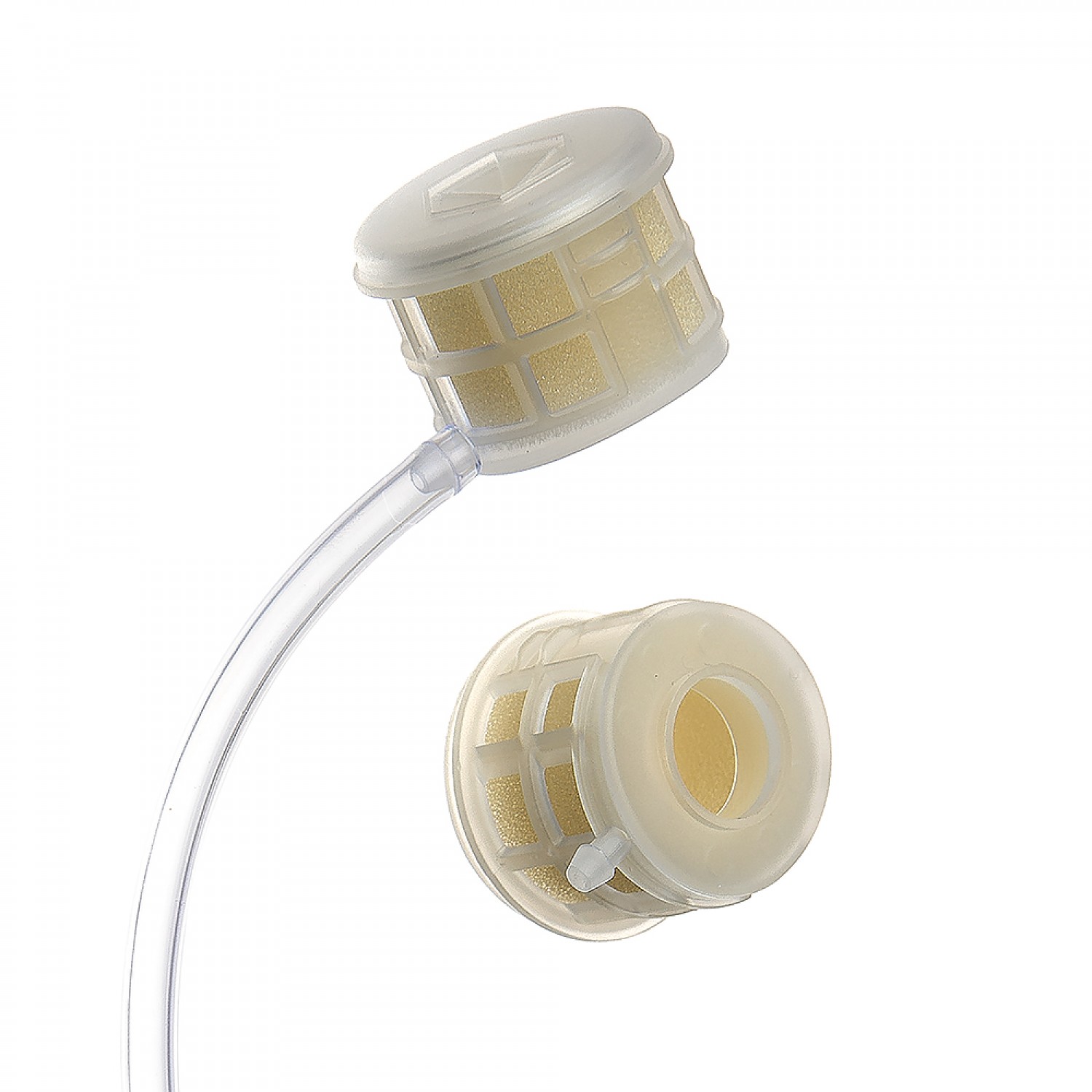 Respiratory tracheostomy filter with heat and moisture exchanger 8